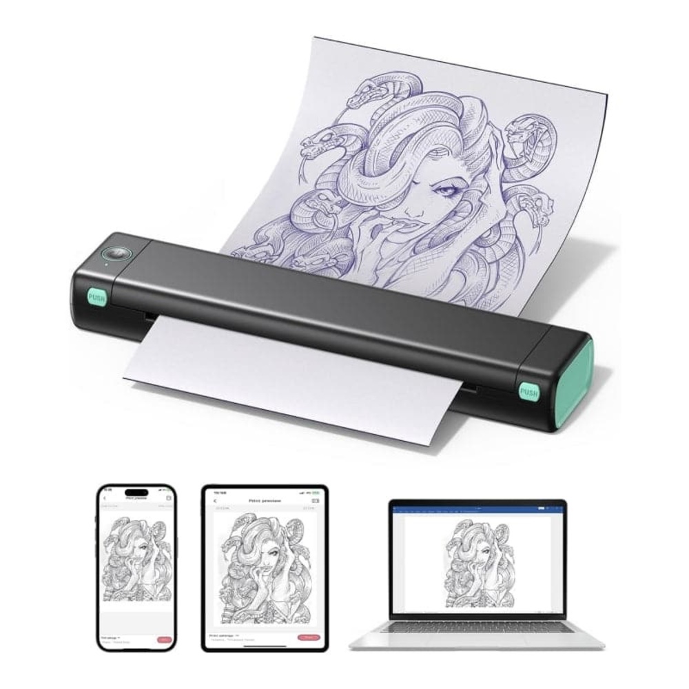New phomemo M08F portable mini printer
